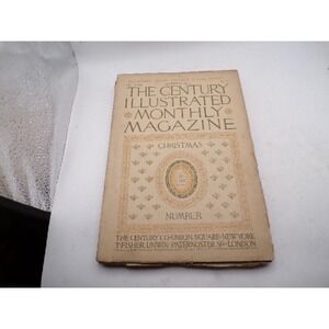 Antique 1893 The Century Illustrated Monthly Magazine Mark Twain Christmas Issue